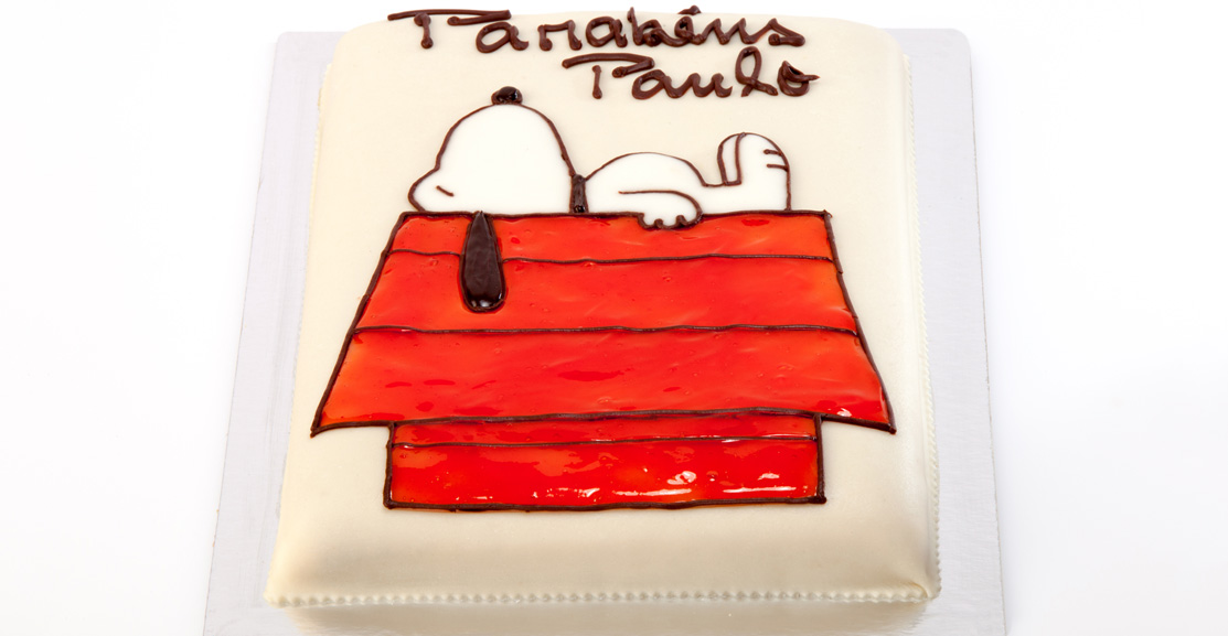Bolo de aniversário - Snoopy
