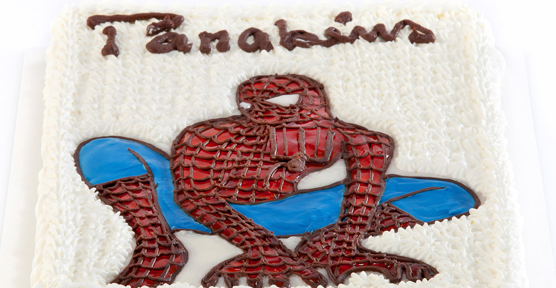 Bolo de aniversário - Homem aranha